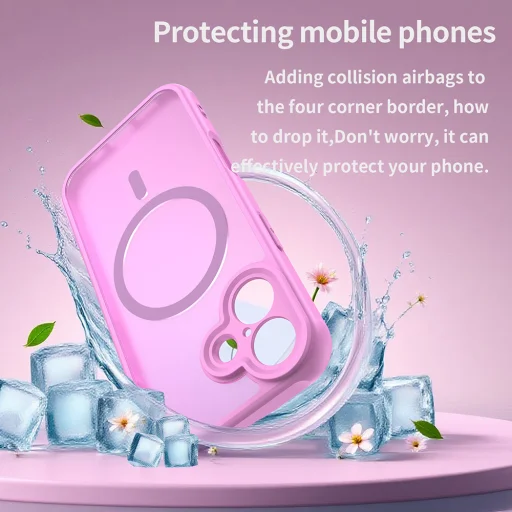 iPhone 17 Techsuit - HaloFrost II MagSafe - Pink tok - 4