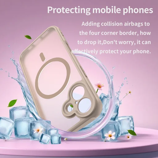 iPhone 17 Gold Techsuit - HaloFrost II MagSafe tok - 6