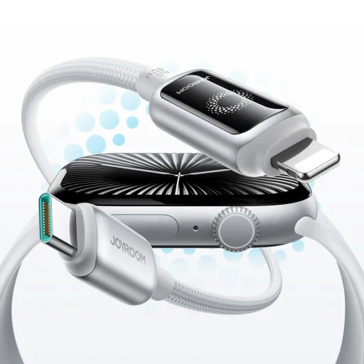 Joyroom S-A55 StarFlight 30W USB-C - Lightning 1,2m kábel - fehér - 6