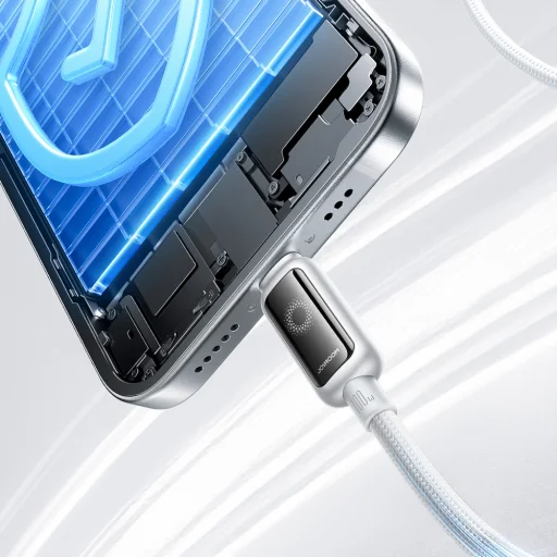 Joyroom S-A55 StarFlight 100W USB-C - USB-C 1,2m fehér kábel - 11