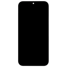 LCD Kijelző + Érintőképernyő Egység + Elülső Borítás Xiaomi Redmi 15C 5G Fekete (Szerviz Csomag)