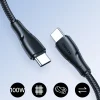 Joyroom S-A11 Surpass 60W USB-C - USB-C 0,25m kábel - fekete thumbnail