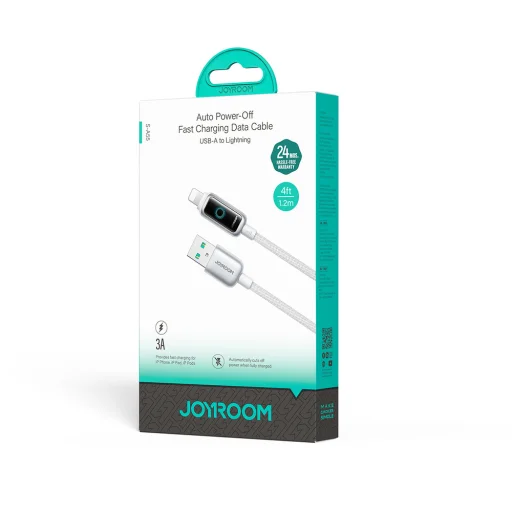 Joyroom S-A55 StarFlight 3A USB-A - Lightning 1,2m - fehér - 4
