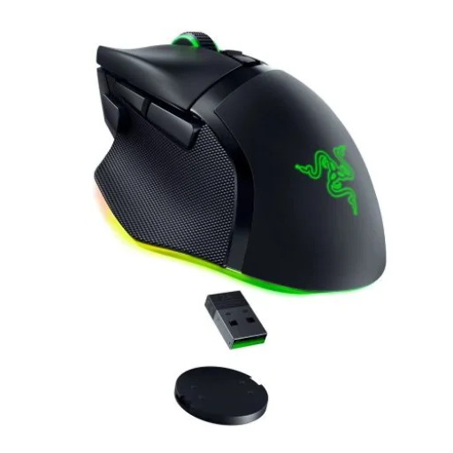 Razer Basilisk V3 Pro vezeték nélküli játék egér 10+1 gombbal, 30000 DPI, RGB, fekete EU (RZ01-04620100-R3G1) - 5