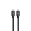 Maxlife MXUC-12 kábel USB-C - USB-C 1,0 m 60W fekete
