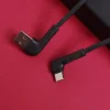 Maxlife MXUC-09 szögletes kábel USB - USB-C 2,0 m 3A fekete thumbnail