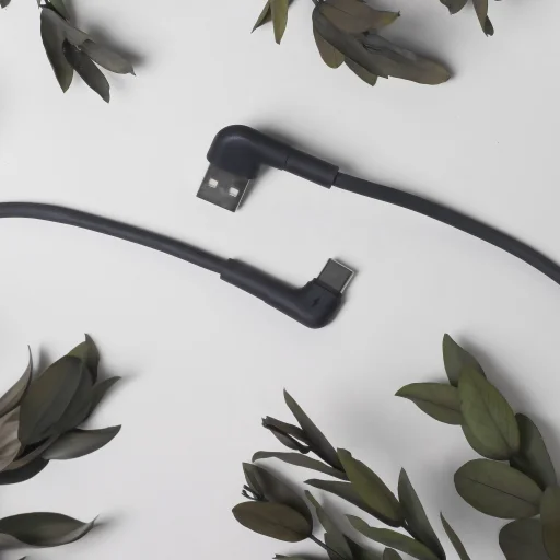 Maxlife MXUC-09 szögletes kábel USB - USB-C 2,0 m 3A fekete - 3