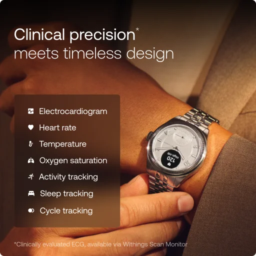 Withings ScanWatch Nova Brilliant 39mm - Titanium Silver - 2