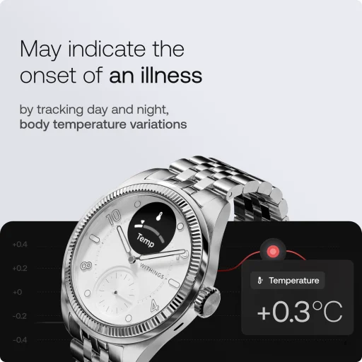 Withings ScanWatch Nova Brilliant 39mm - Titanium Silver - 4
