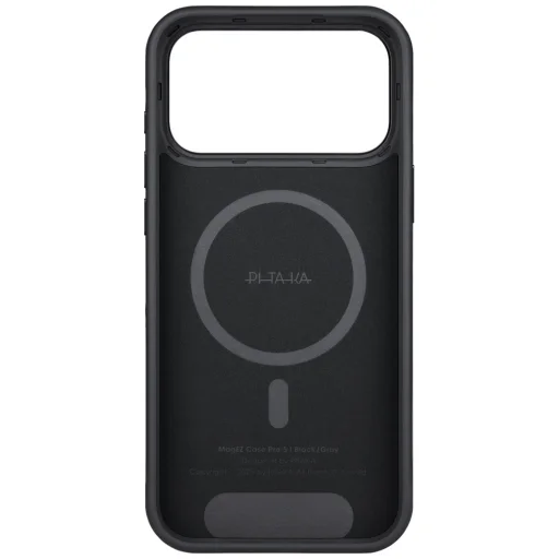 iPhone 17 Pro Max PITAKA Aramid UltraGuard MagSafe fekete szürke tok - 3