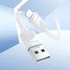 Lightning USB kábel Hoco 2,4A 1 m fehér thumbnail