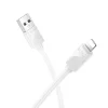 Lightning USB kábel Hoco 2,4A 1 m fehér thumbnail