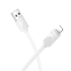 Lightning USB kábel Hoco 2,4A 1 m fehér