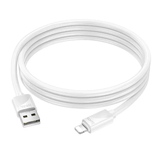 Lightning USB kábel Hoco 2,4A 1 m fehér - 2