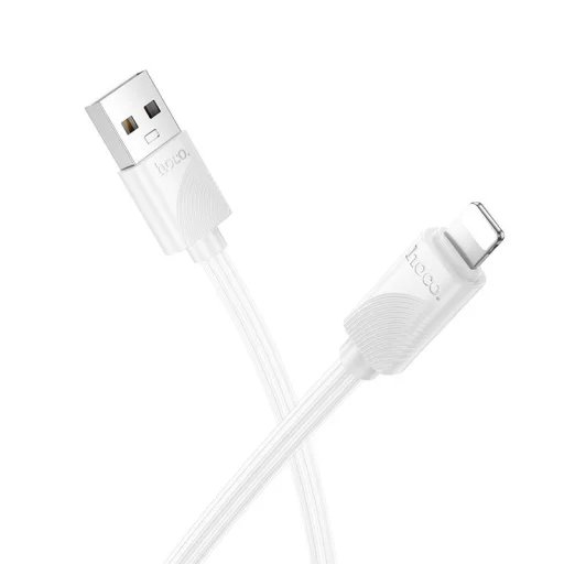 Lightning USB kábel Hoco 2,4A 1 m fehér - 1
