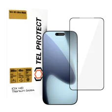 Edzett üveg Tel Protect 10X HD Titán iPhone 17 Pro Maxhoz (boríték), Üvegfólia