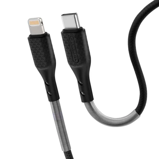 USB-C Lightning kábel Forcell F-Energy PD 3A 27W Carbon 1 m CB-01C fekete - 6