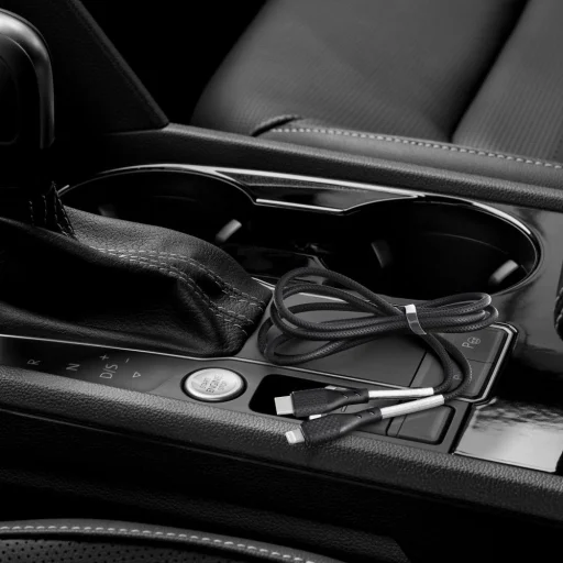 USB-C Lightning kábel Forcell F-Energy PD 3A 27W Carbon 1 m CB-01C fekete - 15