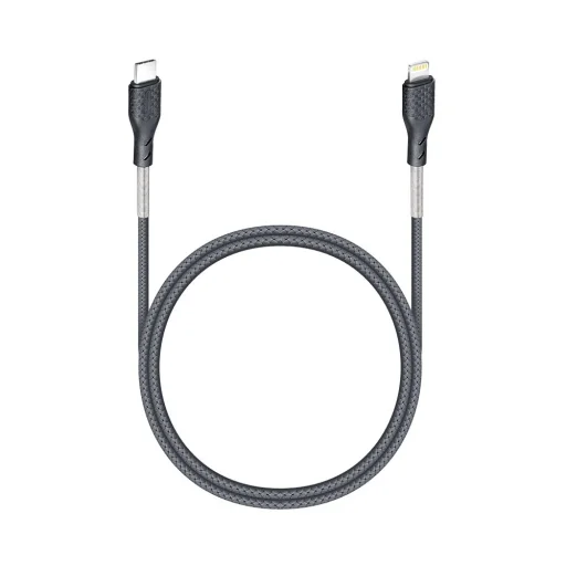 USB-C Lightning kábel Forcell F-Energy PD 3A 27W Carbon 1 m CB-01C fekete - 3