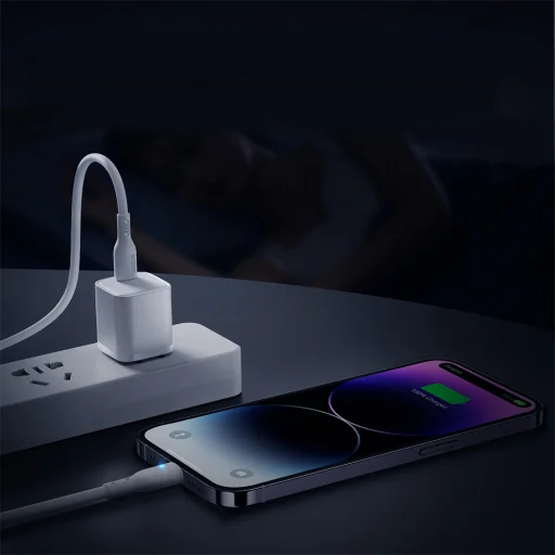 Joyroom S-CL020A13 Lightning - USB-C kábel 20W 480Mb/s 2m - fehér - 3