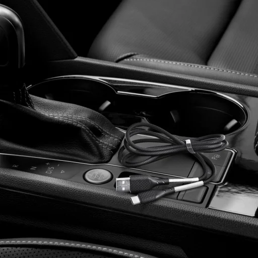 Forcell F-Energy QC4.0 5A 60W Type-C USB kábel 1 m szénfekete - 12