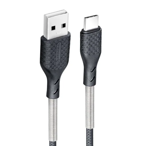 Forcell F-Energy QC4.0 5A 60W Type-C USB kábel 1 m szénfekete - 2