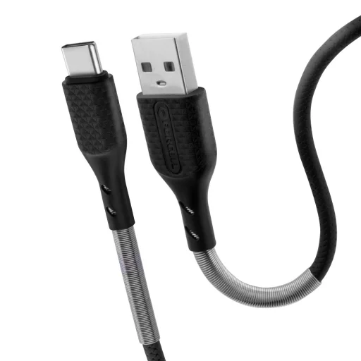 Forcell F-Energy QC4.0 5A 60W Type-C USB kábel 1 m szénfekete - 5