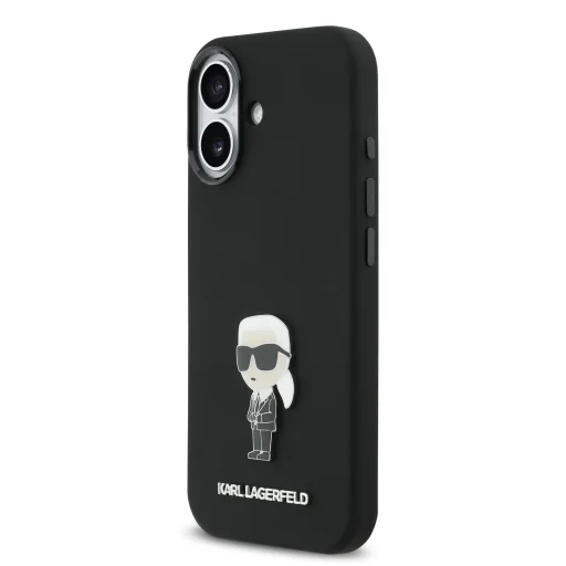 Karl Lagerfeld Liquid Silicone Metal Ikonik iPhone 17 tok - 2