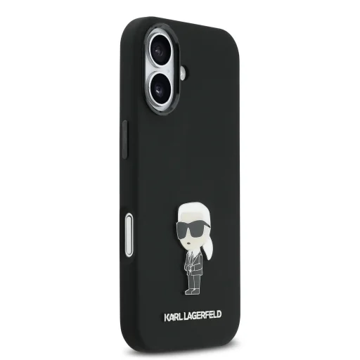 Karl Lagerfeld Liquid Silicone Metal Ikonik iPhone 17 tok - 4