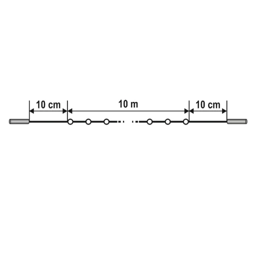HOME KSIW100WW sorolható fényfüzér, 10 méter , 100db melegfehér LED, fehér vezeték, kül- és beltéri kivitel  - 4
