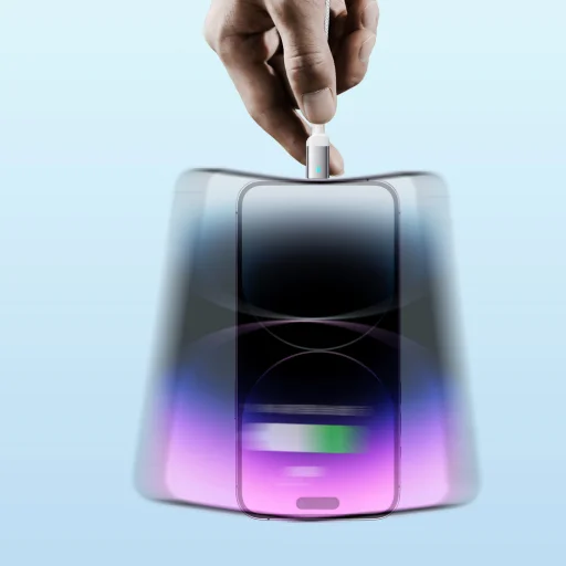 Joyroom S-CL020A10 Lightning - USB-C PD kábel 20W 480Mb/s 1.2m - fehér - 13