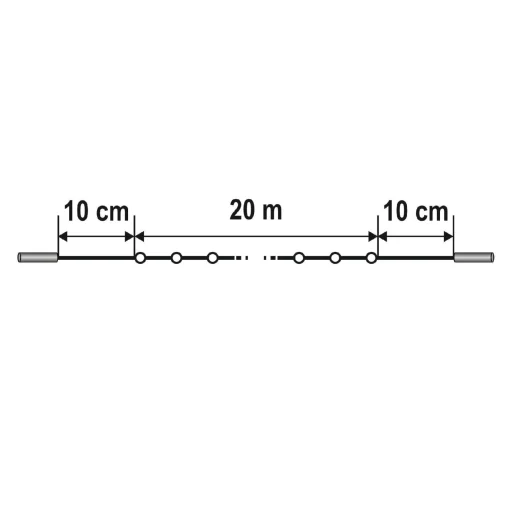 HOME KSIW200WW sorolható fényfüzér, 20 méter , 200db melegfehér LED, fehér vezeték, kül- és beltéri kivitel  - 4