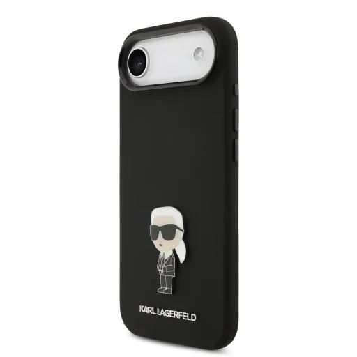 Karl Lagerfeld Liquid Silicone Metal Ikonik tok iPhone 17 Air - 2