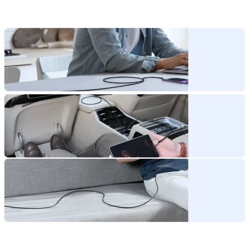 Joyroom Star-Light Series SA27-CL3 USB-C / Lightning 30W 1.2m kábel - fekete - 9