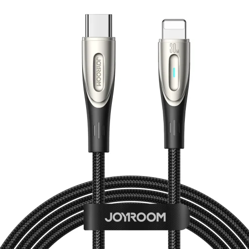 Joyroom Star-Light Series SA27-CL3 USB-C / Lightning 30W 1.2m kábel - fekete - 1