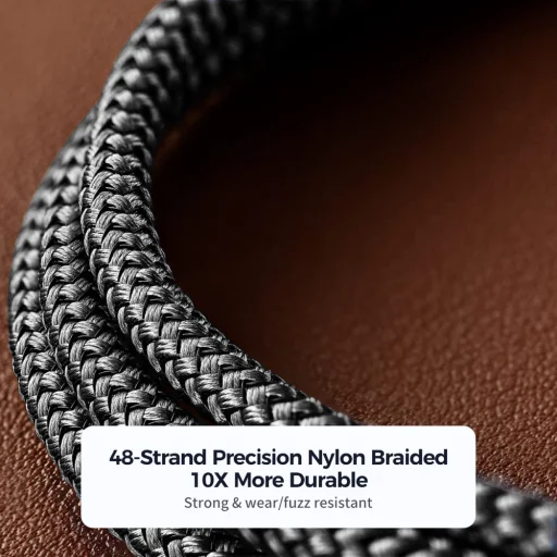 Joyroom Pioneer Series SA31-AC6 USB-A / USB-C kábel 100W 1.2m - fekete - 8