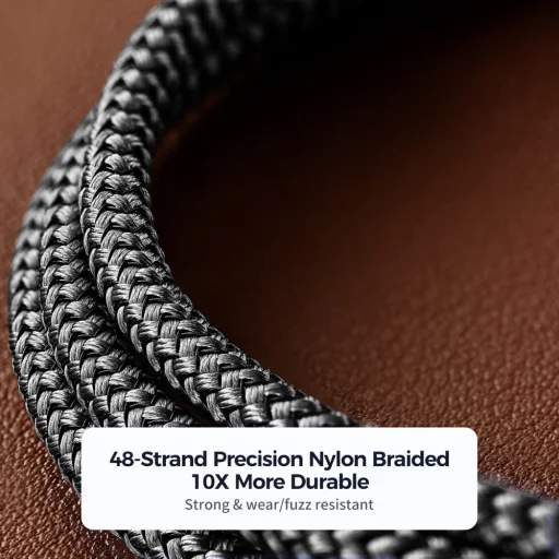 Joyroom Pioneer Series SA31-CC5 USB-C / USB-C kábel 240W 1.2m - fekete - 9