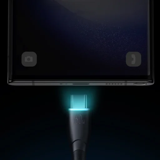 Joyroom Starry Series SA32-CC3 USB-C / USB-C 60W kábel 1m - fekete - 9