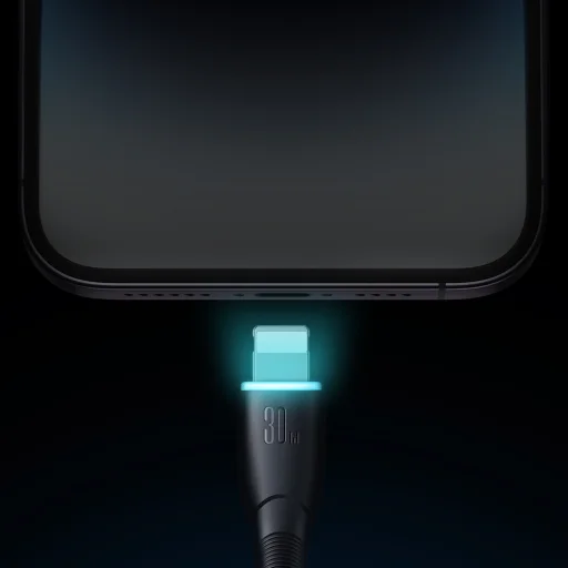 Joyroom Starry Series SA32-CL3 30W USB-C / Lightning kábel 1m - fekete - 10