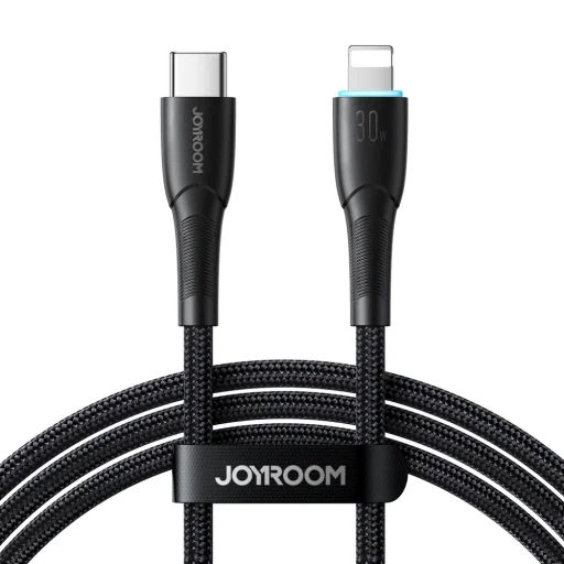 Joyroom Starry Series SA32-CL3 30W USB-C / Lightning kábel 1m - fekete - 1