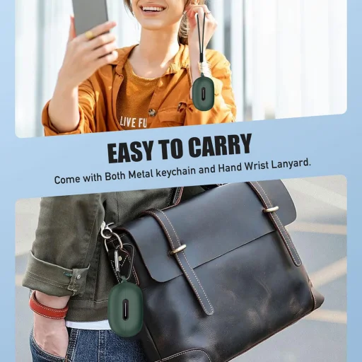 AirPods 1 / AirPods 2 Fekete Techsuit Szilikon Tok, Sima Ultravékony Anyagból tok - 7