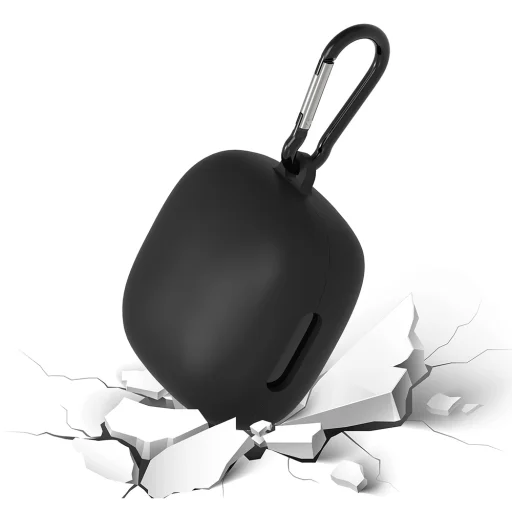 AirPods 1 / AirPods 2 Fekete Techsuit Szilikon Tok, Sima Ultravékony Anyagból tok - 2