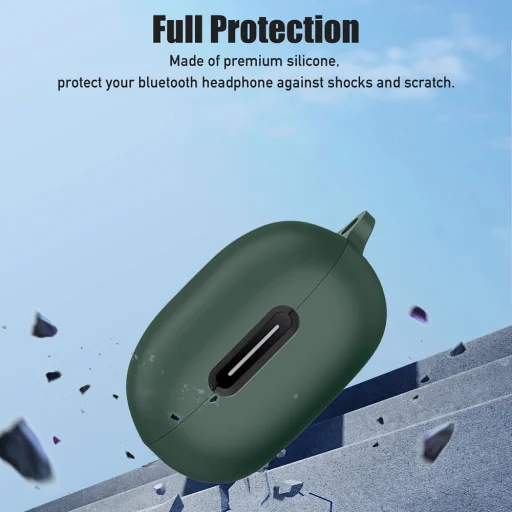 AirPods 1 / AirPods 2 Fekete Techsuit Szilikon Tok, Sima Ultravékony Anyagból tok - 3