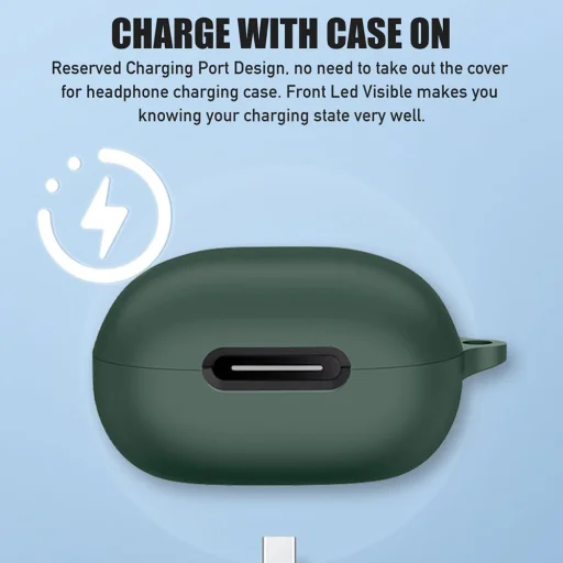 AirPods 1 / AirPods 2 Fekete Techsuit Szilikon Tok, Sima Ultravékony Anyagból tok - 6