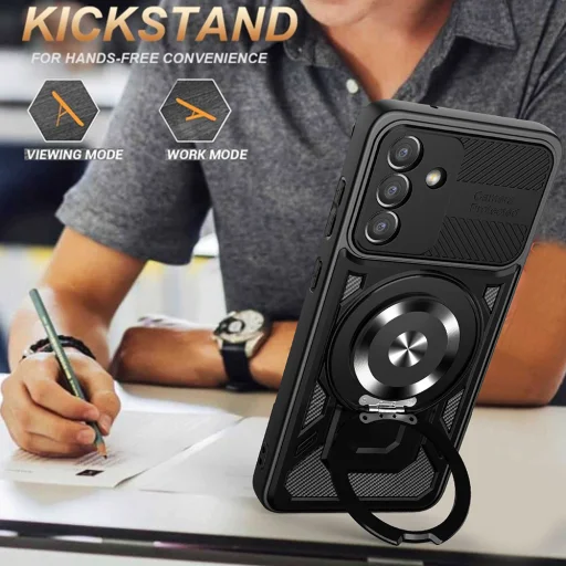 Honor 400 Smart / X7d 4G Techsuit RuggedCam fekete tok - 6