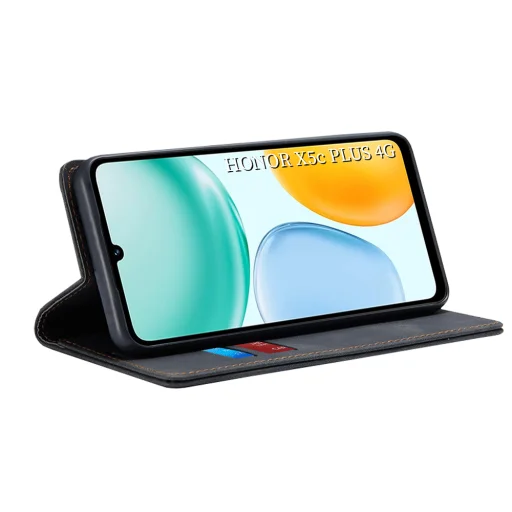 Honor X5c Plus Techsuit Confy Cover - Fekete tok - 2