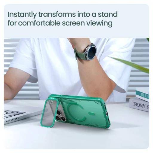 Nillkin Iceblade Prop mágneses tok Apple iPhone 17 Pro Max Dune Brown tok - 7