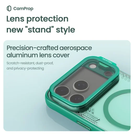 Nillkin Iceblade Prop mágneses tok Apple iPhone 17 Pro Max Dune Brown tok - 6