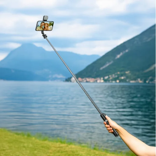 OBAL:ME SelfiePod Glow fekete selfie bot - 8