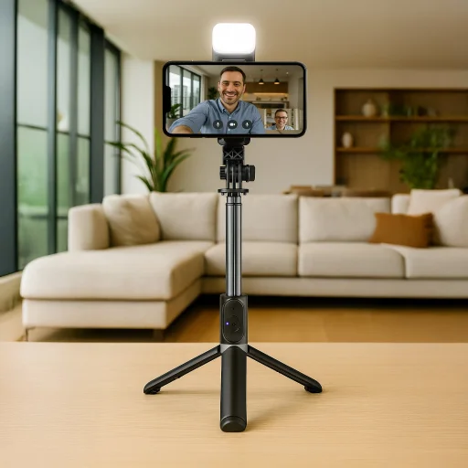 OBAL:ME SelfiePod Glow fekete selfie bot - 7